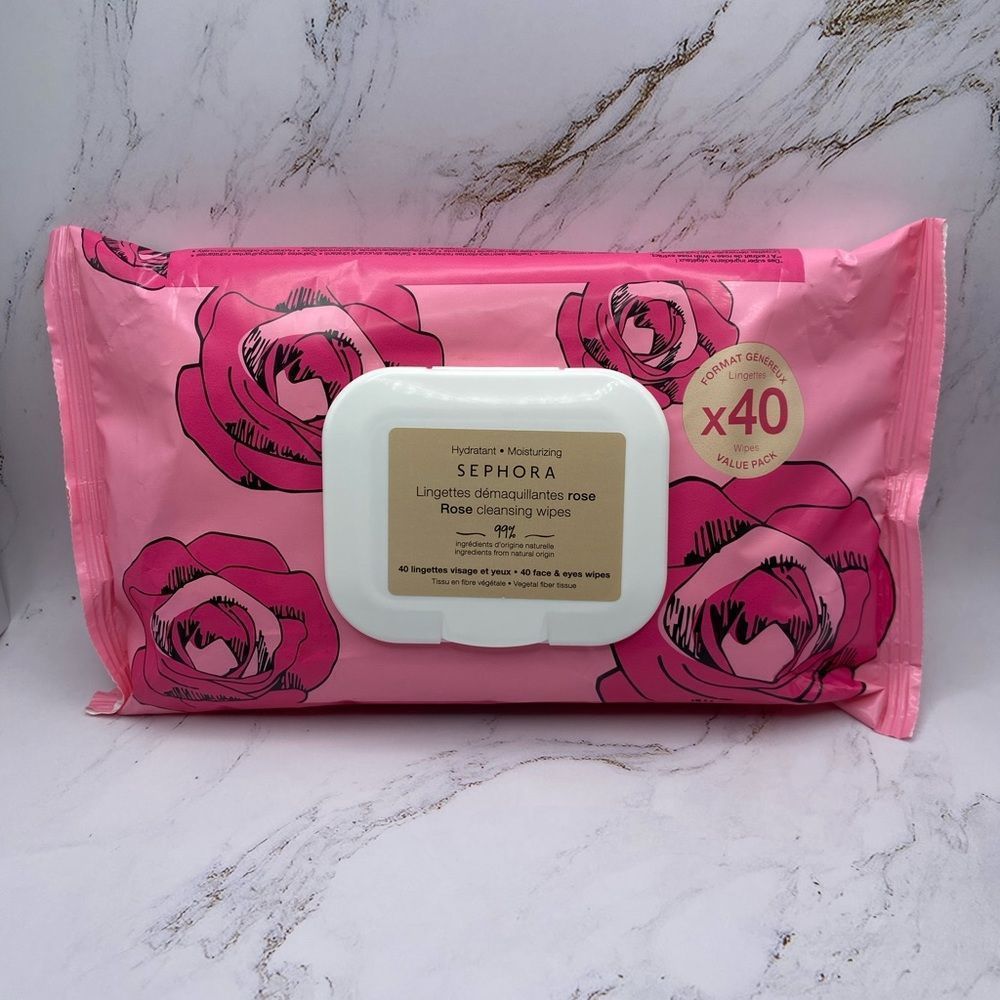 ✨NEW✨SEPHORA COLLECTION Rose Cleansing wipes